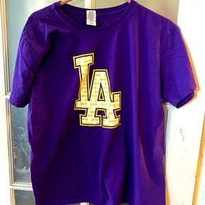 Vintage Lakers x Dodgers Logo Tee